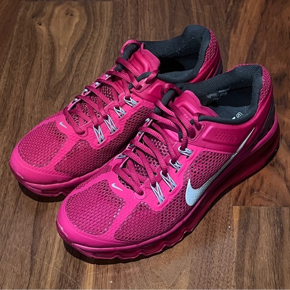 Nike Air Max 2013 in original box - Fuchsia Pink-Reflect Silver-Anthracite - Picture 1 of 15